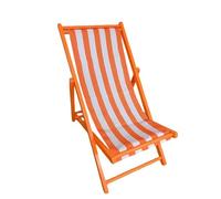 Sedia a sdraio in spiaggia di chaise lounge pieghevole sunlounger reclinabile regolabile a bordo piscina B 128 * 58cm