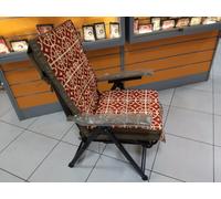 SEDIA A SDRAIO LETTINO HAITI POLTRONA CON POGGIA PIEDE - LUNGHEZZA CM 164 H1934F