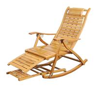 Sedia a sdraio pieghevole da giardino, sedia reclinabile Zero Gravity, sedia pieghevole per soggiorno, patio, relax, sedia da prato, bambù