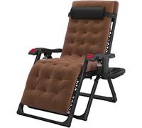 - Sedia a sdraio regolabile Gravity per patio, giardino, esterno, reclinabile, ergonomica, pieghevole, durevole, perfetta per il relax