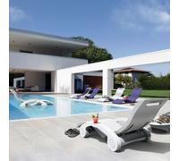 Lettino Chaise Longue Galleggiante da Esterno Giardino Arkema Serendipity Blu