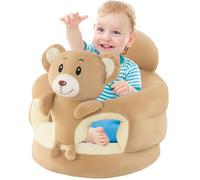 Sedia a sedere per bambini, sedia da sedere per neonati orso marrone cartoni animati, forniture per bambini leggeri e portatili per camera da letto, soggiorno, vivaio, auto, appartamento