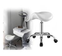 Sedia a sella, sedie a sella con rotelle for salone bar manicure lash tech, sgabello ergonomico con supporto for la schiena, sedia for studio di bellezza for massaggi/sedia da pranzo/sedile da scrivan