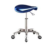 Sedia A Sella, Sgabello Ergonomico Con Ruote, Sgabello Girevole A Specchio, Nessun Groviglio Di Capelli E Altezza Regolabile For Casa, Ufficio, Salone, Negozio(Blue)