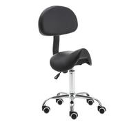 Sedia A Sella, Sgabello Ergonomico E Confortevole Con Ruote, Sgabello A Sella Con Schienale, For Centri Massaggi, Cliniche, Centri Benessere E Studi Medici(Color3)