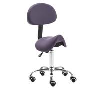 Sedia A Sella, Sgabello Ergonomico E Confortevole Con Ruote, Sgabello A Sella Con Schienale, For Centri Massaggi, Cliniche, Centri Benessere E Studi Medici(Color6)