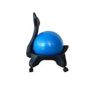Sedia a Sfera for Esercizi con Schienale for allenamenti di Yoga e Pilates | Sedia da ufficio ergonomica, sedia a sfera for l'equilibrio for uffici domestici, migliora la postura
