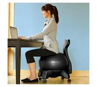 Sedia a Sfera Sedia Da Ufficio Con Palla Da Yoga E Base Di Stabilità, Palla
