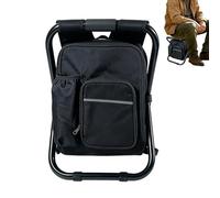 Sedia A Zaino Pieghevole - Portatile ed Ergonomico con Borsa Termica e Isolata - Sedia E Sgabello Zaino Da Campeggio - Per Campeggio, Pesca, Barbecue, Manifestazioni Sportive, Viaggi Ed Esplorazione O
