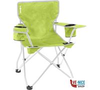 Sedia da campeggio per bambino Brunner Action Kids Equiframe Colore: grigio/verde