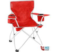 Sedia da campeggio per bambino Brunner Action Kids Equiframe Colore: grigio/rosso