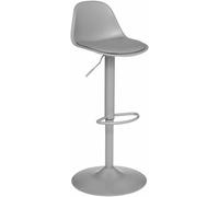 Sedia Alta Regolabile da Cucina - Sedia da Bar Regolabile - Stile e Comfort per Arredamento Bar e Cucine - - Grigio topo in Metallo - 103 x 45 x 45 cm