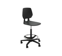 Sedia alta tecnigrafo ESOS PG - PPL - con poggiapiedi - nero - Unisit