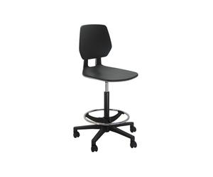Sedia alta tecnigrafo ESOS PG - PPL - con poggiapiedi - nero - Unisit