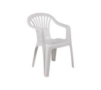 SEDIA ALTEA BIANCA IN POLIPROPILENE IMPILABILE