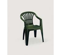 SEDIA ALTEA VERDE IN POLIPROPILENE IMPILABILE