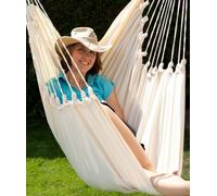 Sedia amaca in cotone organico Cayo Grande - Cotone BIO natura / beige