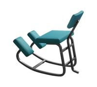 Sedia angolata, sgabello ergonomico for inginocchiarsi con supporto i fianchi, sgabello for computer con buona postura, correzione ortopedica(Blue,85x45x78cm-Black)