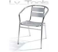 SEDIA BAR PUB BISTROT ALLUMINIO ESTERNO GIARDINO ARREDO ESTERNI 54x59xh74