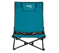 Sedia bassa e comoda in tessuto da spiaggia e campeggio