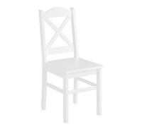 Sedia bianco acqua in Pino massello per cucina e sala da pranzo 90.71-20W