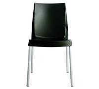 SEDIA BOULEVARD GRAND SOLEIL IMPILABILE OPACA GAMBE IN ALLUMINIO