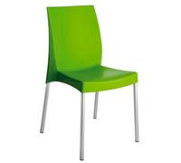 SEDIA BOULEVARD GRAND SOLEIL IMPILABILE OPACA GAMBE IN ALLUMINIO