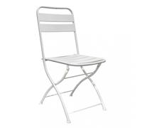 Sedia BRISTOL in metallo pieghevole BIANCO