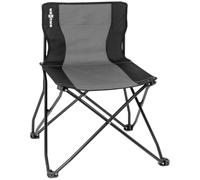 Brunner 0404035N.C20 Sedia Pieghevole da Campeggio con Telaio di Sicurezza Antiribaltamento, Grigio/Nero