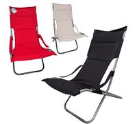 Sedia canapone pieghevole imbottito regolabile da giardino balcone e spiaggia Nido