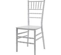SEDIA CHIAVARINA TIFFANY BIANCA IN POLIPROPILENE PEZZI 2 CM. 40x45x91H