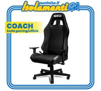 Sedia Coach Gaming/Ufficio Sparco Nero