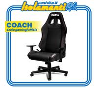 Sedia Coach Gaming/Ufficio Sparco Nero-Rossa