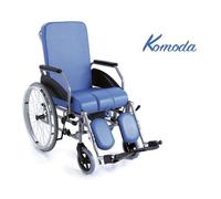 Sedia comoda anziani autospinta posteriore schienale reclinabile marchio Moretti