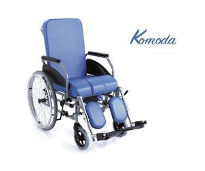 Sedia comoda anziani autospinta posteriore schienale reclinabile marchio Moretti