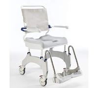 SEDIA COMODA DA DOCCIA - RUOTE DA 5" - INGOMBRO RIDOTTO - Ocean Ergo