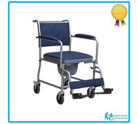 SEDIA COMODA DISABILI E ANZIANI RUOTE PICCOLE PER SPAZI STRETTI CON SECCHIO