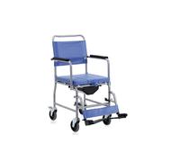 Sedia Comoda per Anziani in Acciaio verniciato 4 ruote Piroettanti 48 cm Art. RC