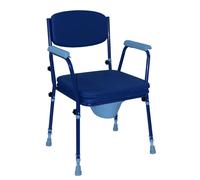 Sedia Comoda Regolabile in Altezza con Struttura in Acciaio