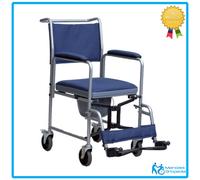 SEDIA COMODA WC CON BASE FACILMENTE LAVABILE PER ANZIANI E DISABILI - SMONTABILE