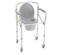 SEDIA COMODA - 4 FUNZIONI IN 1 -SU RUOTE cod.art. RP782