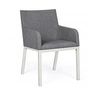 Sedia con braccioli Owen Lunar Bizzotto Cod.0663041