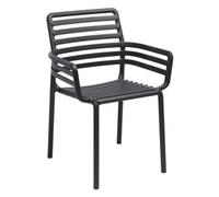 Sedia con braccioli polipropilene DOGA Armchair Antracite 40254 02 000