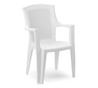 Sedia con braccioli polipropilene EDEN Bianco EDN050BI