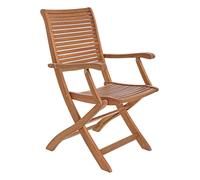 Sedia con braccioli Yes Everyday 0805123 NOEMI Acacia naturale