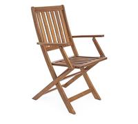 Sedia con braccioli Yes Everyday 0805127 MALI Acacia naturale