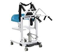 Sedia con cambio multifunzione Sedia da comò Sollevatore idraulico manuale per paziente Sedia da doccia Trasferimento di altezza di sollevamento regolabile per trasporto