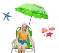 Sedia con Ombrellone Sediolina Portatile per Bambini Pieghevole Relax Mare