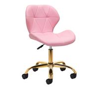 Sedia con ruote regolabile per estetista centro estetico Rosa