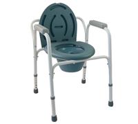 ® Sedia con WC Arroyo Coperchio Secchio Estraibile Regolabile in 5 Altezze
